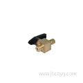 Hot pin solenoid needle valve